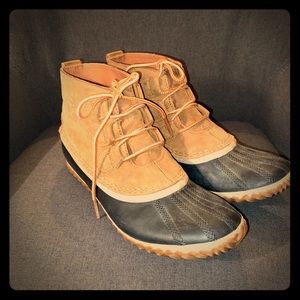 Sorel Out N About Leather Duck Boot- Elk